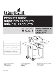 Notice CHAR BROIL 16302038 Barbecue