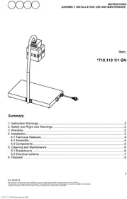 Notice Emga 710110 Chauffe-assiette