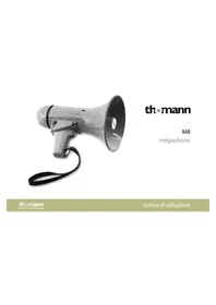 Notice Thomann M8 Haut-parleur