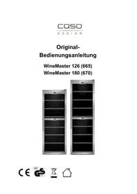 Notice CASO WINECOMFORT 180 Cave à vin