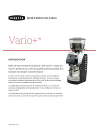 Notice Baratza VARIO+ Moulin à café