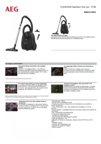 Notice AEG AB61C1OKO Aspirateur sans fil