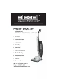 Notice BISSELL BG102H Vacuum Cleaner