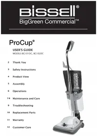 Notice BISSELL BG101DC Aspirateur