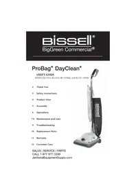 Notice BISSELL BG10716HQS Vacuum Cleaner