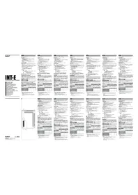 Notice Satel INTE Détecteur