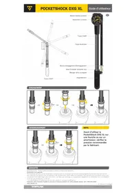 Notice Topeak POCKETSHOCK DXG XL Pompe