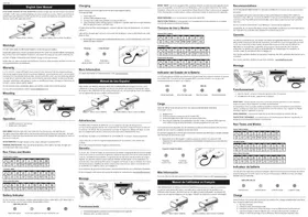 Notice Lezyne LITE DRIVE 1000XL Lampe vélo