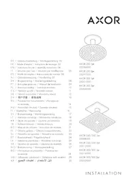 Notice Hansgrohe AXOR SHOWERSOLUTIONS Pomme de douche