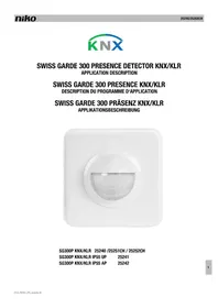 Notice Niko SWISS GARDE 300 KNX Détecteur de mouvements