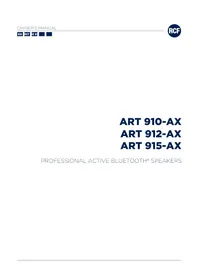 Notice RCF ART 915AX Haut-parleur