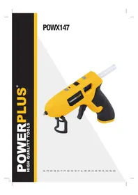 Notice PowerPlus POWX147 Пистолет за лепило