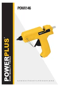 Notice PowerPlus POWX146 Pistolet do kleju