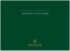 Notice Rolex DEEPSEA CHALLENGE Montre