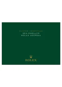 Notice Rolex SEADWELLER Montre