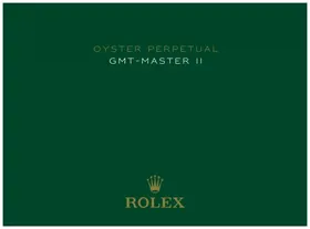 Notice Rolex GMTMASTER II Montre