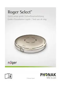 Notice Phonak ROGER SELECT Microphone