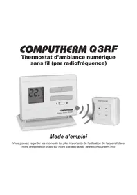 Notice Computherm Q3RF Thermostat