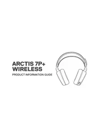 Notice STEELSERIES ARCTIS 7P+ WIRELESS 头盔