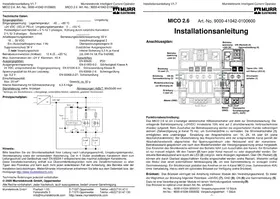 Notice Murr Elektronik MICO 2.6 Automate industriel