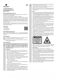 Notice Toolcraft CL12 Niveau laser