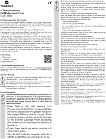 Notice Toolcraft TCHKP7 Pistolet à colle