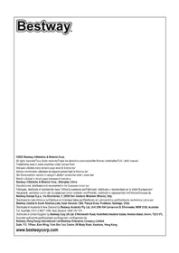 Notice BESTWAY 24032 Masque de plongée