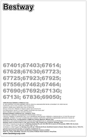 Notice BESTWAY 69050 Lit d'air