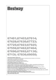 Notice BESTWAY 67556 Lit d'air