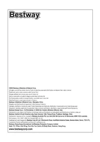 Notice BESTWAY 22040 Masque de plongée