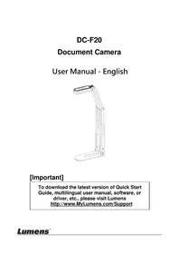 Notice Lumens DCF20 Camera
