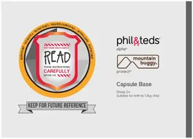 Notice Mountain Buggy UNIVERSAL BASE Produits bébés