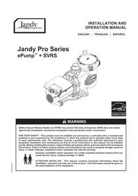 Notice Jandy EPUMP + SVRS Bomba