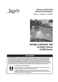 Notice Jandy LAMINAR JETS Pompe