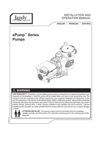Notice Jandy VSSHP220AUT Pompe