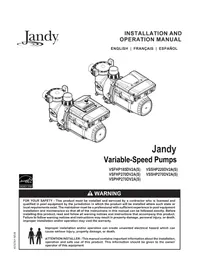 Notice Jandy VS PLUSHP Pompe