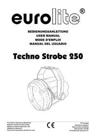 Notice Eurolite TECHNO STROBE 250 Éclairage