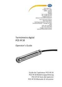 Notice PCE Instruments RCM 11 équipements de mesure