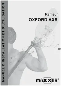 Notice Maxxus OXFORD AXR Rameur