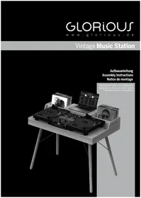 Notice Glorious VINTAGE MUSIC STATION Equipement DJ