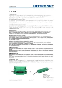 Notice Heitronic 21045 Prise murale