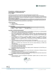 Notice Heitronic 500037 Commutateur