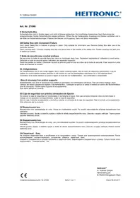 Notice Heitronic 21046 Prise murale