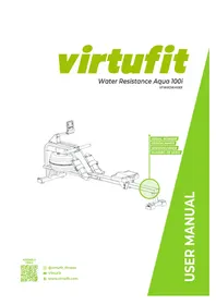 Notice VirtuFit WATER RESISTANCE AQUA 100I Rameur