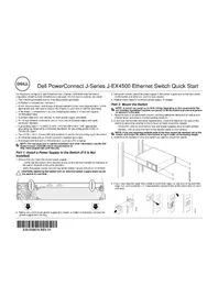 Notice DELL POWERCONNECT JEX4500 ルーター