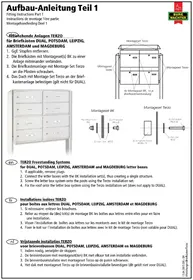 Notice Burg Wächter DUAL FRONT 3821 NI Boîte aux lettres