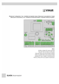 Notice Vimar ELVOX ESM6.D Torautomatik