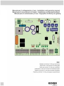 Notice Vimar ELVOX EK01 Scheda elettronica