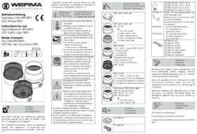 Notice Werma 890.200.00 Feu de signalisation LED