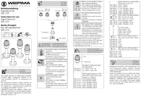 Notice Werma 219.400.00 Lampe